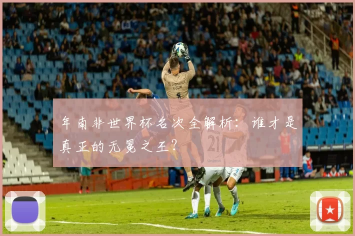 年南非世界杯名次全解析：谁才是真正的无冕之王？