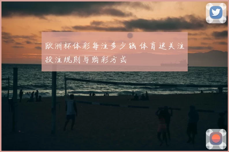 欧洲杯体彩每注多少钱 体育迷关注投注规则与购彩方式